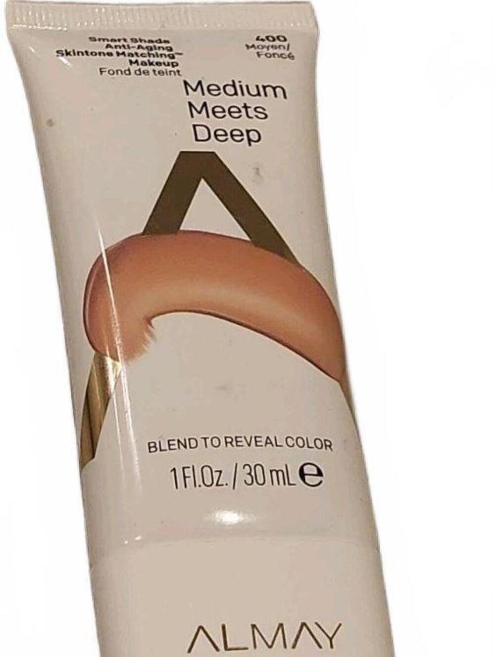 NEW Almay Smart Shade Skintone Matching Makeup 400 MEDIUM MEETS DEEP